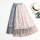 Women Gauze Skirt Ladies Bubble Embroidery Skirt